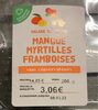 Salade de fruits Mangues myrtilles framboises - Produit