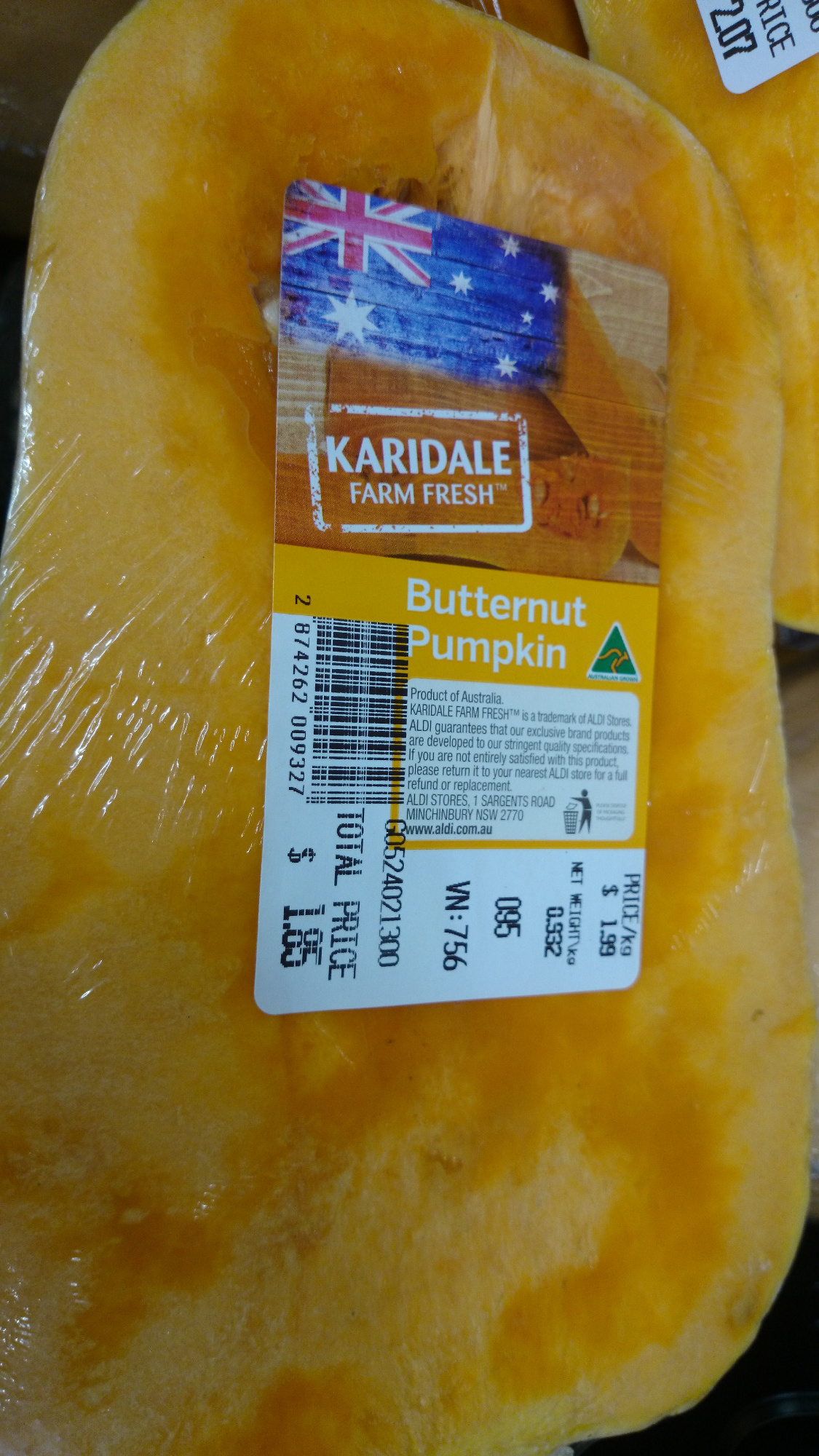 Butternut Pumpkin - Product