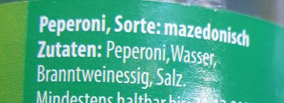 Peperoni mazedonisch scharf - Zutaten