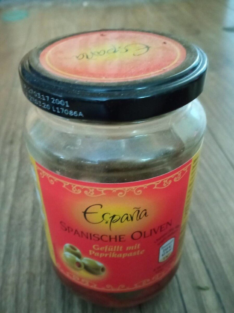 Espana Spanische Oliven gefüllt mit Paprikapaste - Product - de