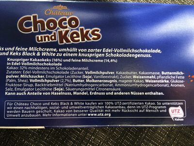 Choko und Keks - Ingredients - de