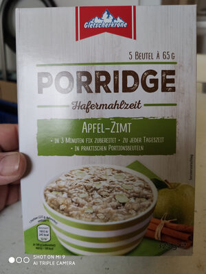 Porridge Apfel-Zimt - Producto - de