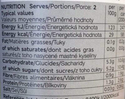 Heidelbeeren - Nutrition facts - de