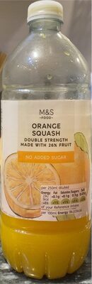 Orange Squash -No Added Sugar - Produkt