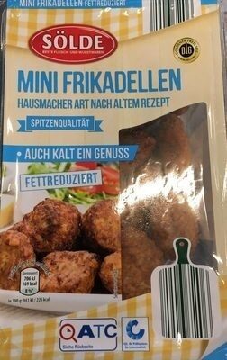 Sölde Mini Frikadellen, Schweinefleisch - Product - de