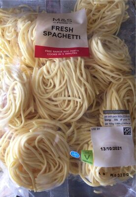 Calories in Marks & Spencer Fresh Spaghetti