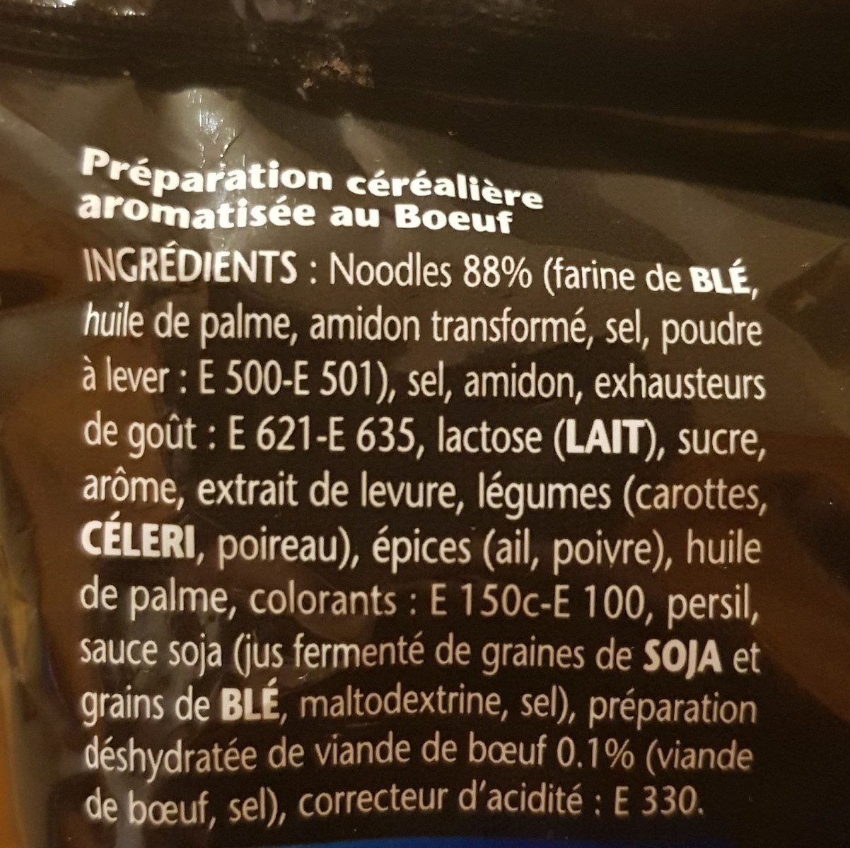 Banzaï - Ingredients - fr