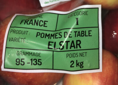 Pommes de table Elstar - Zutaten - fr