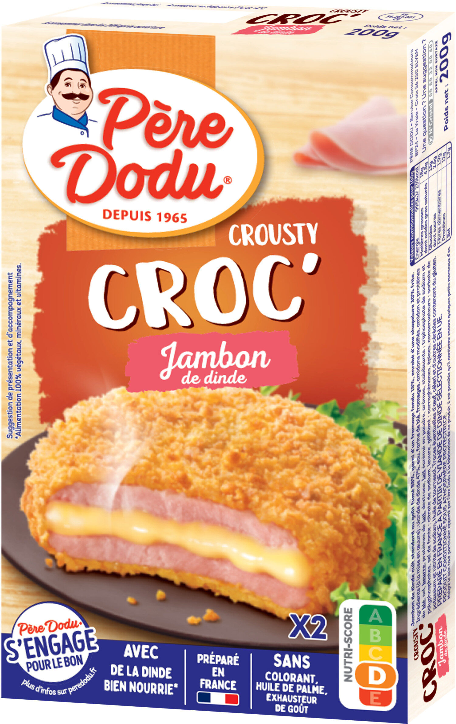Crousty croc' jambon de dinde - Produit