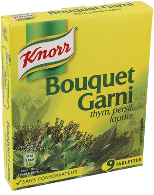 Knorr Bouillon Cube Bouquet Garni Thym Persil Laurier 99g - Producto - fr