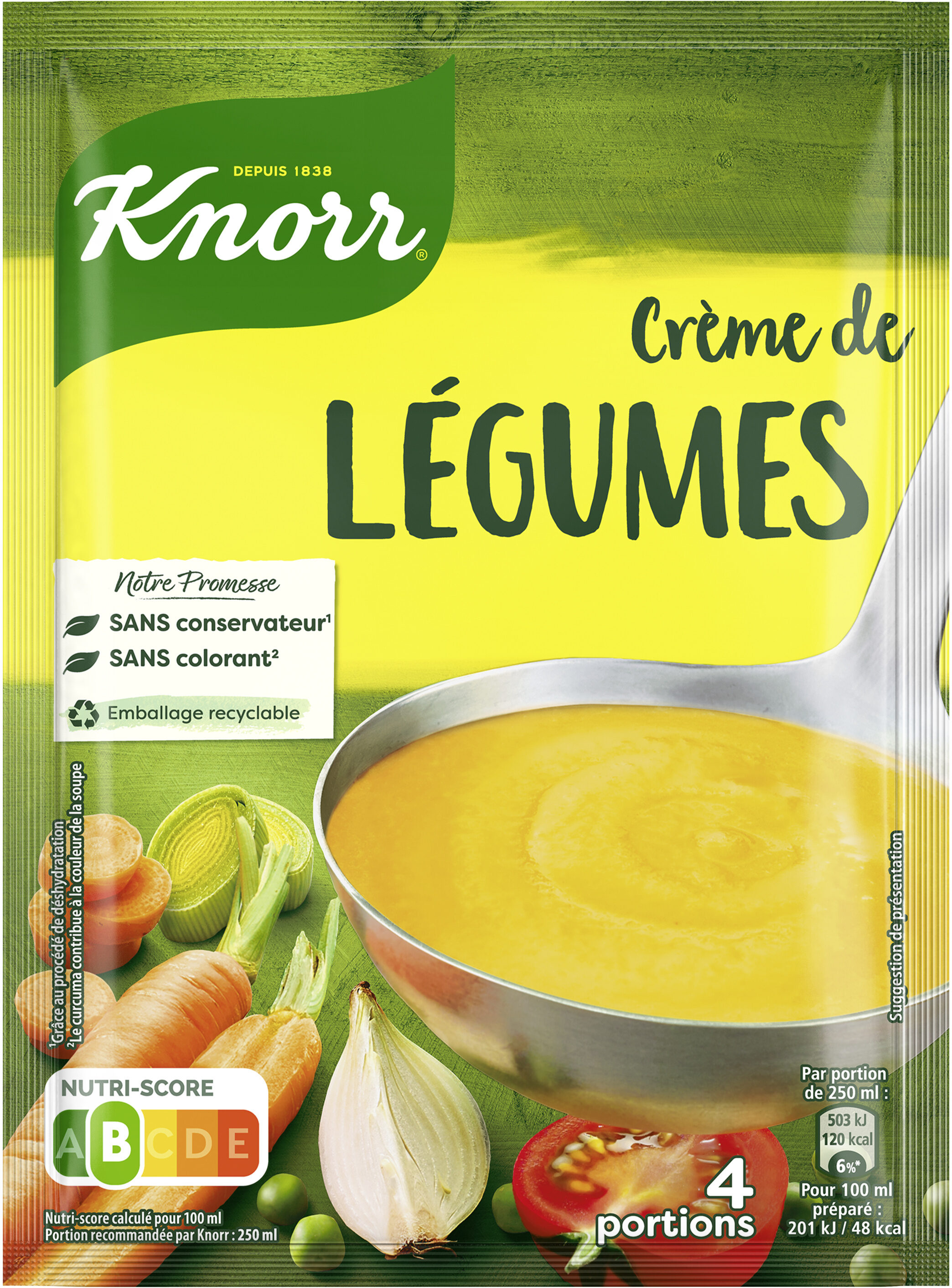 Knorr DSO Soupe Crème De Légumes 112g - Produit