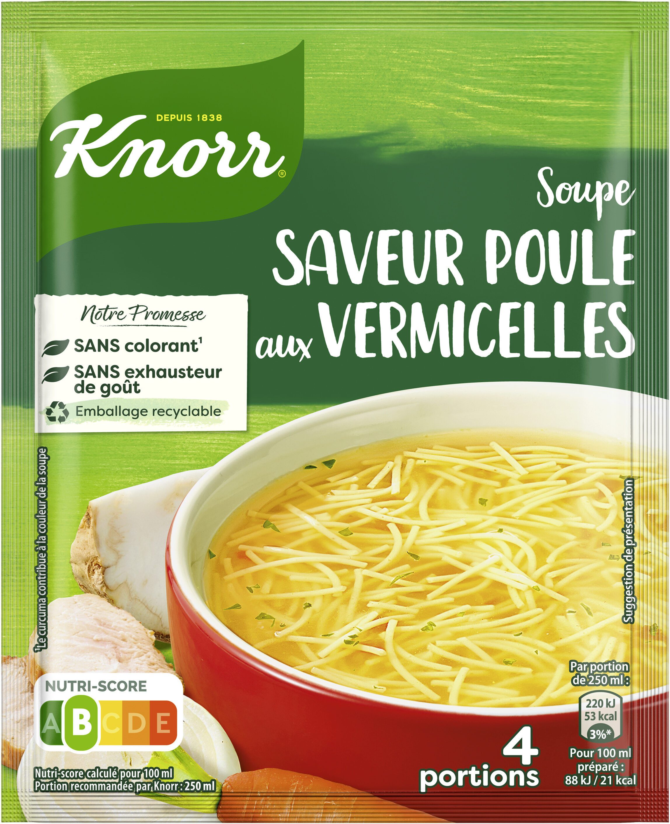 Soupe SAVEUR POULE aux VERMICELLES - Produkt - fr