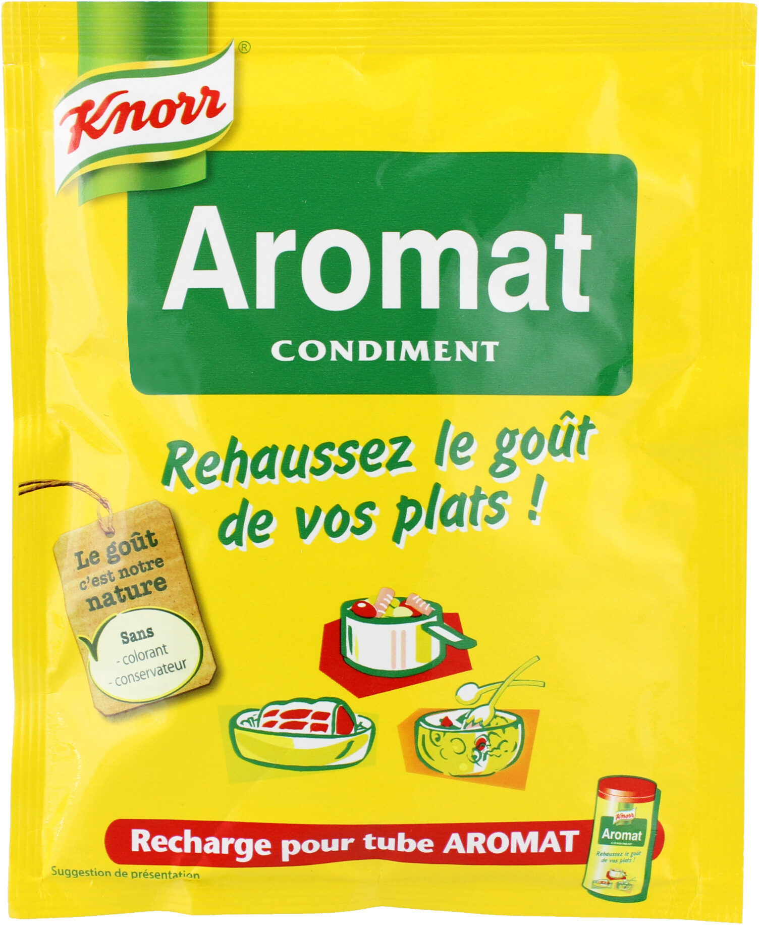 Knorr Assaisonnement En Poudre Recharge Aromat 1 Sachet 90g - Product - fr