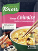 Knorr Soupe Déshydratée Chinoise Nouilles et Champignons Noirs Sachet 69g 2 Portions - Producte