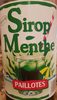Sirop Menthe - Produit