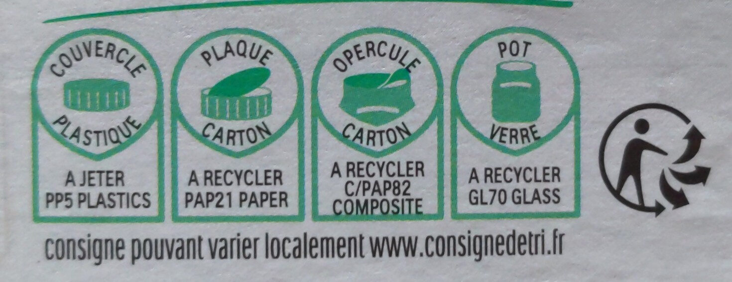 Nutella - Istruzioni per il riciclaggio e/o informazioni sull'imballaggio - en