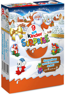Kinder surprise t9 boite de 9 œufs - Product - fr