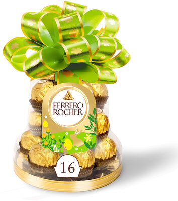 Ferrero Rocher gaufrettes chocolat au lait et fourrées noisettes cloche x16 - 200g - Produit