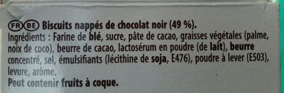 Mikado chocolat noir - Ingrediënten - fr