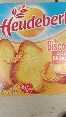 Biscotte gout brioche heudebert - Produit