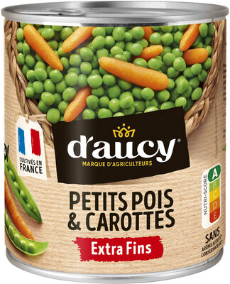 530g PETITS POIS EXTRA FINS CAROTTES - Product - fr