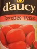 476g TOMATES PELEES DAUCY - Product