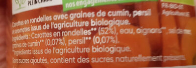 Carottes aux graines de cumin & persil - Ingredienser - fr