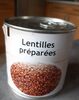 Lentilles préparées - Produit