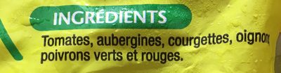Légumes Pour Ratatouille 1kg Surgelé - Ingredients - fr
