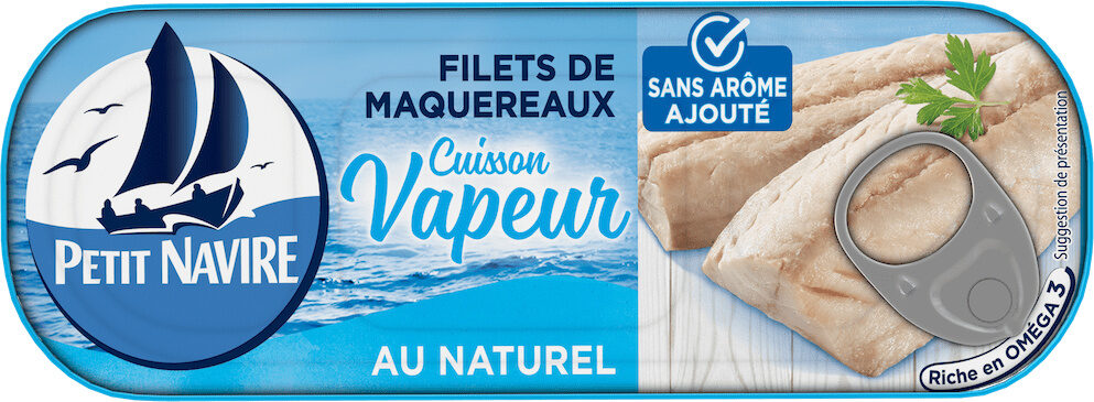 Filets de Maquereaux Vapeur Nature - Product - fr