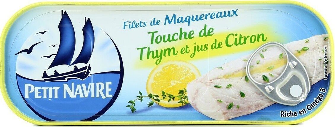 Filets de maquereaux touche de thym et jus de citron - Produkt - fr