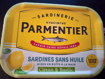 Sardines marinade citron & basilic - Produit