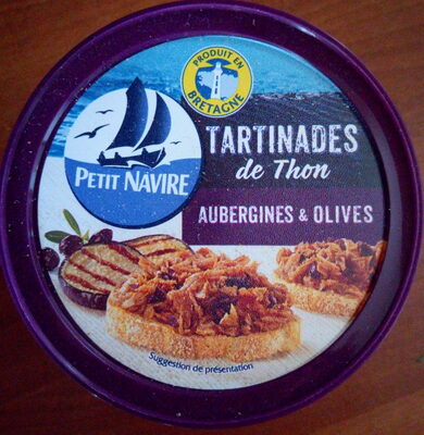 Tartinades de thon - Aubergines & Olives - Produit
