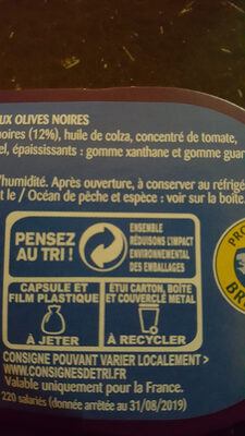 Tartinades de thon - Recycling instructions and/or packaging information - fr