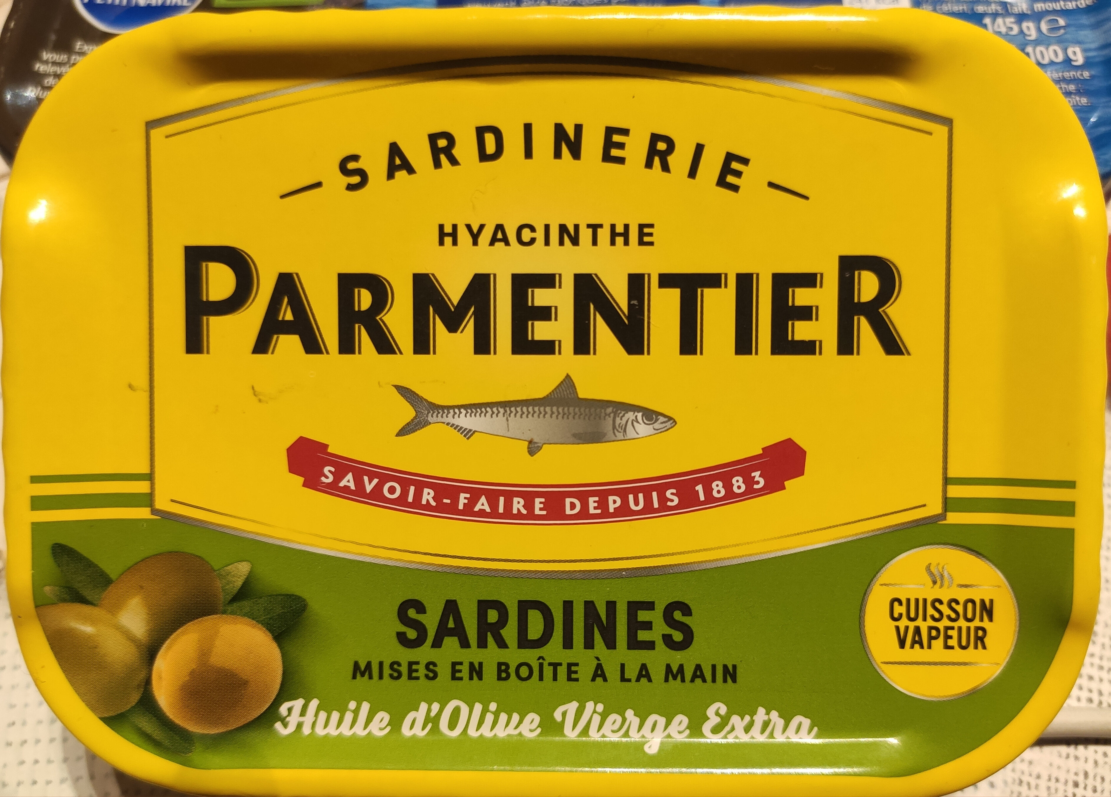 Sardines Huile d'Olive Vierge Extra - Produit