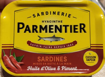 Sardines huile d'olives et piment - Produit