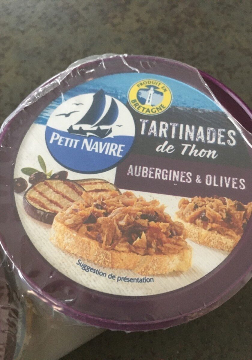 Tartinade de thon aubergines et olives - Product - fr