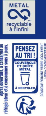 Le pâté de porc Hénaff - Recycling instructions and/or packaging information - fr