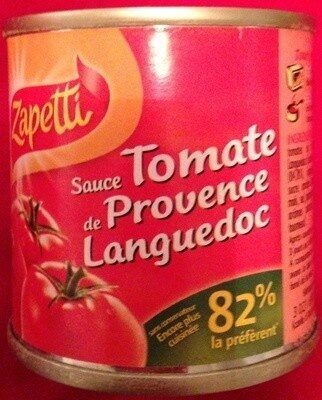 Sauce Tomate de Provence Languedoc - Produit