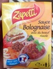 Sauce bolognaise avec du boeuf rissolé - Product