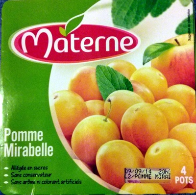 Compote Pomme mirabelle - Produit