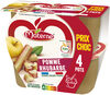 MATERNE Compotes Coupelles Pomme Rhubarbe 4x100g Prix Choc - Producto