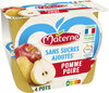 MATERNE Compotes Coupelles Pomme Poire 4x100g - Product