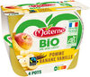 MATERNE Compotes Coupelles BIO Pomme Banane Vanille 4x100g - Product