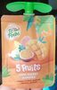 Pom'potes 5 fruits Pomme Goyave Mangue Ananas Passion - Produit