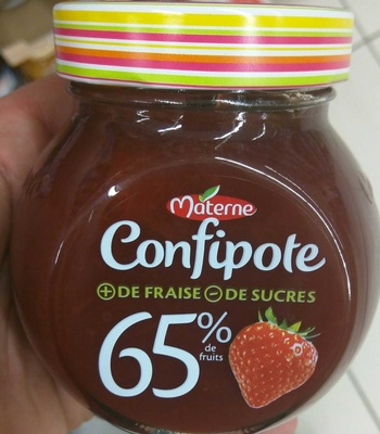 Confipote - Confiture de fraises allégée en sucres - Product - fr