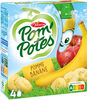 POM'POTES Compote Gourdes Pomme Banane 4x90g - Producto