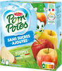POM'POTES Compotes Gourdes Pomme Nature 4x90g - Produit