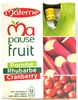 Ma pause fruit - Pomme Rhubarbe Cranberry - Produit