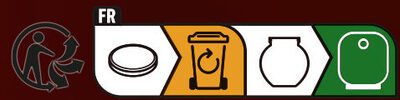 CONFIPOTE Confiture allégée en sucres Pot Fraise 350g - Instruction de recyclage et/ou informations d'emballage